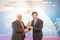 接待吐瓦魯議長　林佳龍感謝吐國堅定支持台灣