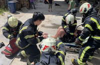 桃園新屋工廠二氧化碳洩漏事故 老闆凍傷送醫