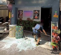 台中逢甲商圈餐館瓦斯噴槍使用不慎  2員工燒燙傷