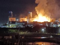興達電廠火警　台電：疑因天然氣洩漏、電廠人員均安全