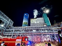 興達火警事故檢討　台電今實施在地防災通報簡訊演練