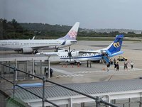 颱風影響金門對外交通　空運恢復首日滯留旅客少