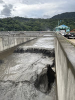 颱風樺加沙降雨豐沛　石門水庫啟動沖淤作業
