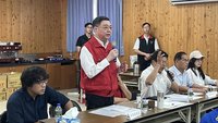 卓榮泰視察花蓮災情一度傳潰堤　減少車隊繼續挺進