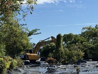 光復佛祖街大型機具清淤　罹難嬤家屬：回家路好遠