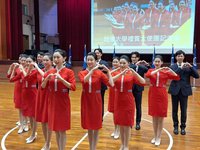 銘傳禮賓大使連41年服務國慶　強化久站跑走訓練