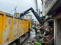 颱風樺加沙重創花蓮　桃園加派清泥專班支援