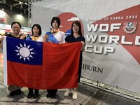 WDF世界盃飛鏢錦標賽　蔡詠恩、楊奕晴U18女雙摘金