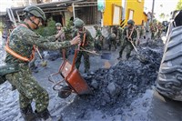 颱風樺加沙重創花蓮　企業捐款齊助災後重建