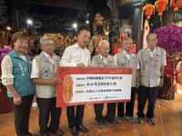 嘉義城隍廟捐200萬  挺颱風丹娜絲災區復原