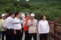 賴總統屏東恆春視察治水  籲謙卑面對每一次災情