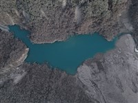 馬太鞍溪堰塞湖水位連9天無變化　持續紅色警戒