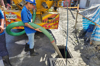 台南再出動高壓吸泥車馳援花蓮　加速災區側溝清淤