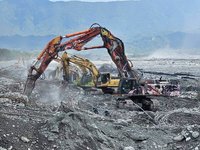 馬太鞍溪河道趕工疏濬 颱風影響前24小時便道將封閉