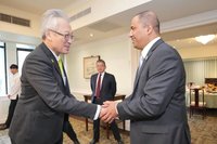 吳志中午宴以色列社福部總司長　拓展照護及災變合作