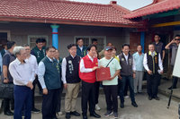 賴總統訪視台南風災修繕　允特別預算改善基礎設施