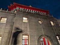 藝術家點亮金門莒光樓　呈現戰火下人影幢幢歷史感