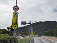 花蓮馬太鞍溪上游集水區持續降雨　臨時便道警戒