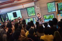 阿龔北市動物園快閃演出 笑喊蘇打綠馨儀是人間獵豹