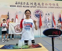 亞洲盃競技疊杯賽　莎瑪巴紹摘11金3破世界紀錄