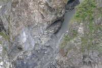 花蓮立霧溪燕子口堰塞湖潰決　40分鐘水位下降約18公尺[影]