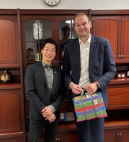 林昶佐會芬蘭前籃球明星議員 邀赴台分享能源經驗