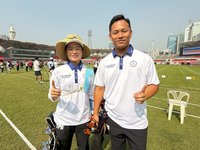 戴宇軒射箭亞錦賽突破低潮　攜李彩綺晉混雙金牌戰