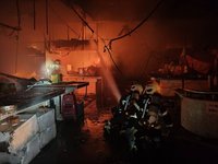 馬公北辰市場火警　燒毀多個攤位無法營業