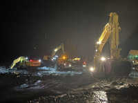 水利署：徹夜趕工完成河道改道及封堵　明利村已無淹水