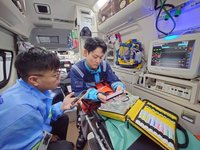 彰化消防局交流日本北九州  隨車觀摩救護勤務