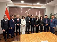 江啟臣拜會巴拉圭總統潘尼亞　感謝在國際上堅定挺台