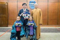 非洲院童訪外交部唱台語歌　林佳龍祝福巡演成功