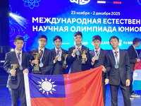 國際國中科學奧林匹亞　台學子摘4金2銀國際第2