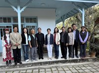 蕭副總統參訪苗栗出磺坑  與為地方努力的人一起加油