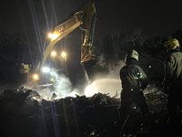 台南烏樹林暫置場大火悶燒　灌救13天完全撲滅