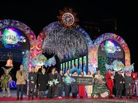 日本台場「夢之大橋」化身舞台　光之長廊點亮冬夜