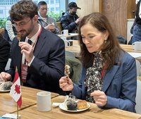 加拿大農產融入台式創意　駐台代表品嘗驚豔