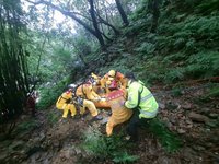 男子獨攀基隆龍門谷　失足摔落邊坡受困2天獲救