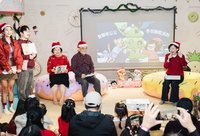 蘇巧慧辦親子耶誕派對　蘇貞昌驚喜現身同唱