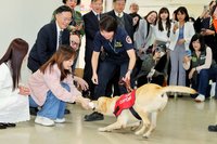 立委李坤城等人攜手企業　為國門執勤犬加菜