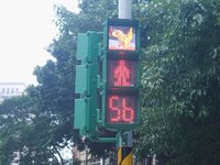 科博館中市府跨域合作　恐龍行人號誌戴耶誕帽超萌