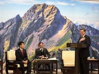 卓榮泰接見瀧波宏文　盼強強聯手實現自由開放印太