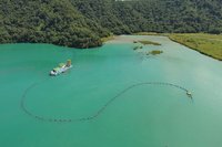 日月潭水力發電排砂減淤積　台電：水質符合標準