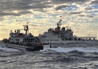中共軍演結束  海巡署：偵獲14海警船並監控驅離