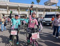 民進黨台南市長初選　陳亭妃啟動鐵馬行動