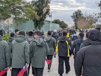 金門元旦升旗　5鄉鎮6千人同步健走迎新年