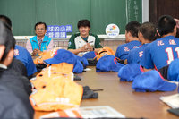 張肇元返鄉分享職棒路　勉小球員以學習超越自己