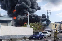 台南永康區工廠旁疑廢棄物起火　竄大量濃煙已控制