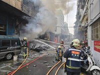 新北三重工廠火警　4員工衝頂樓獲救送醫