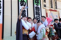 日本名古屋今冬首度積雪　白雪妝點成人之日